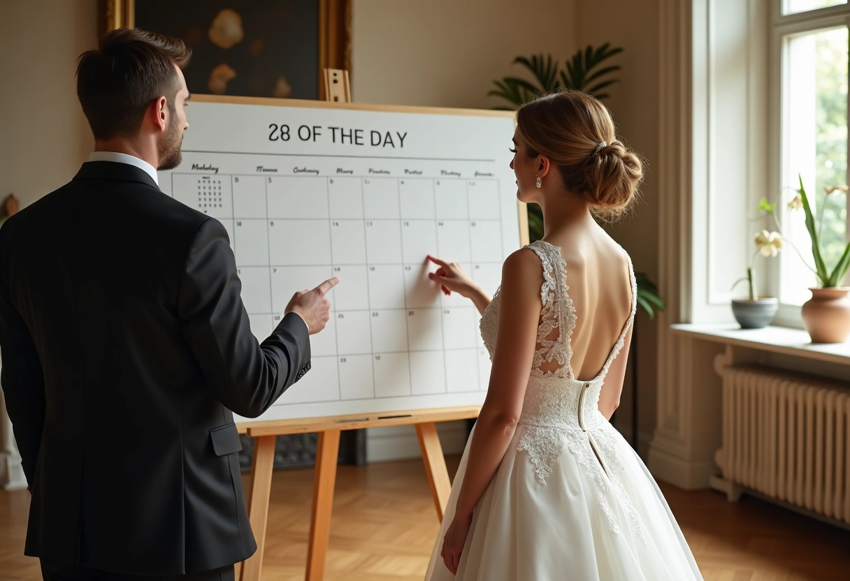 rétroplanning mariage