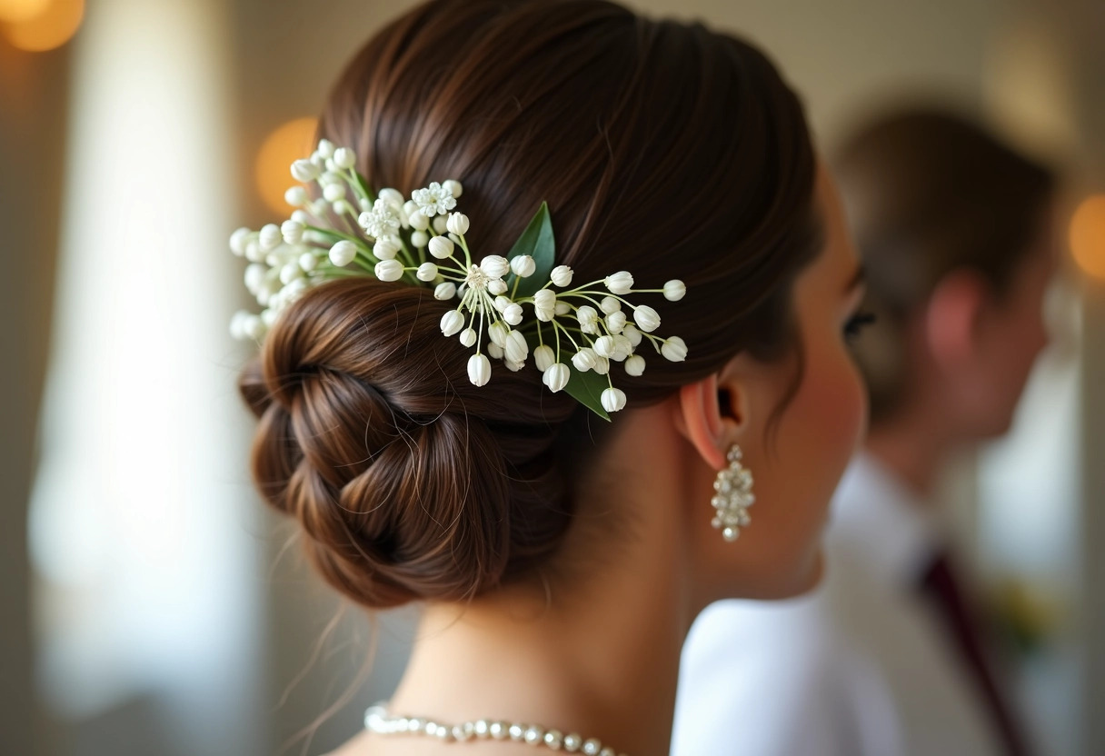 chignon mariage